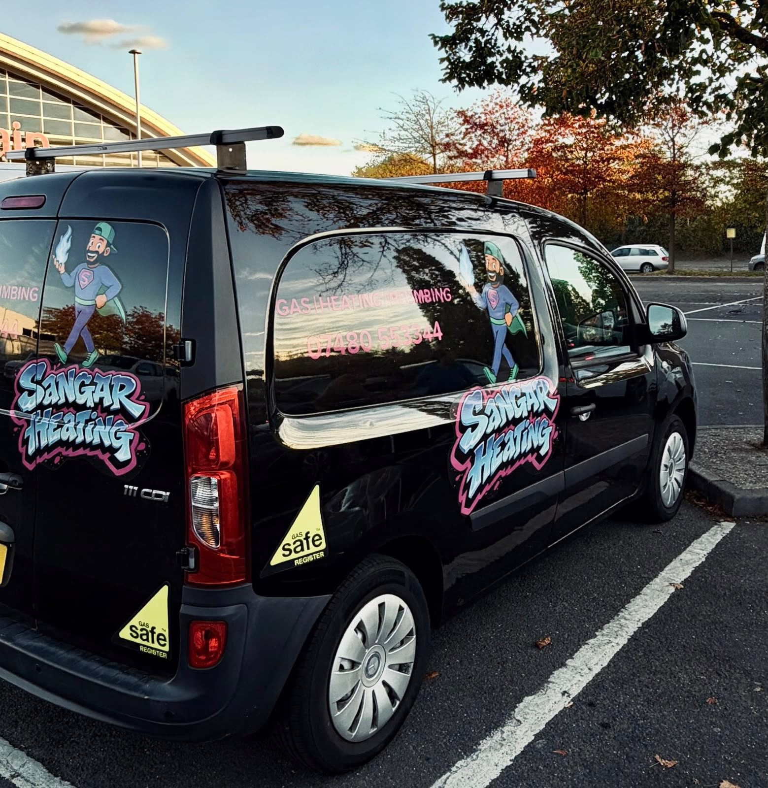 Sangar Heating Service Van
